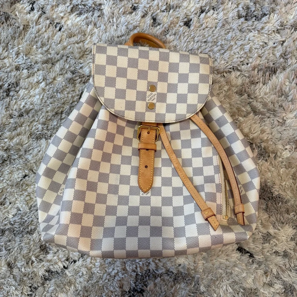 Louis Vuitton Damier Azur Sperone Backpack - Picture 3 of 15